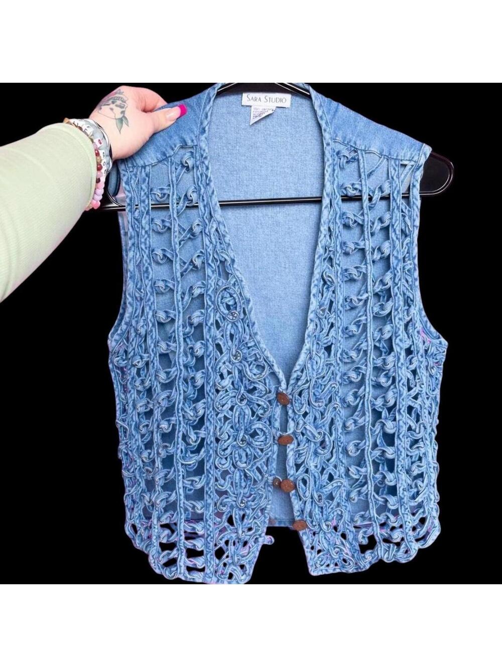 American Vintage Women's Blue Vests-tanks-cami